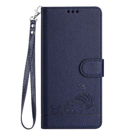 Funda Tipo Cartera Foxdock Para Oppo Reno13 Pro Con Soporte, Ranuras, Rfid, Diseño De Gato