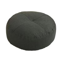 Bothyi - Almohada De Suelo Redonda Para Meditación, Para Asiento En El Suelo, Silla, Sofá, Color Gris Oscuro
