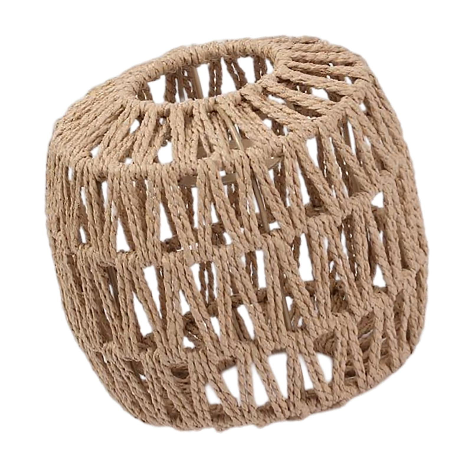 Ioensy - Pantalla De Lámpara Colgante De Ratán Tejido Para Cocina, Isla, Hotel, Dormitorio, Estilo F