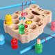 thumbnail image 5 of Juego de pesca - Juego de pesca de madera para preescolar - Juguete - Caña de pescar Coldeul Montessoi Juguetes, Juegos de patio trasero de plástico Regalos para niños pequeños Niñas, 5 of 7