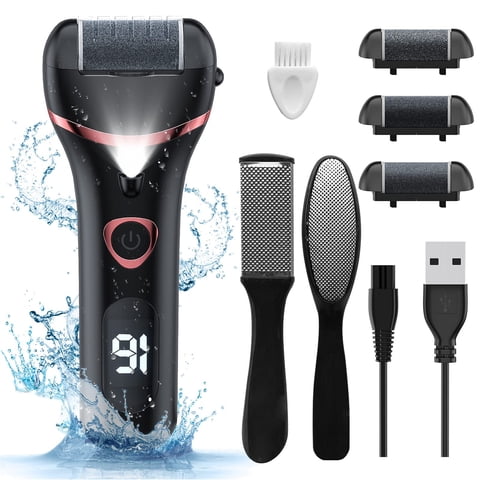 Eliminador Eléctrico De Callos Para Pies Geopu Recargable A Prueba De Agua