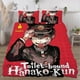 thumbnail image 3 of Juego de ropa de cama con funda nórdica estampada en 3D de Toilet-bound Hanako-kun, juego de 3 piezas que incluye fundas de almohada y funda., 3 of 3