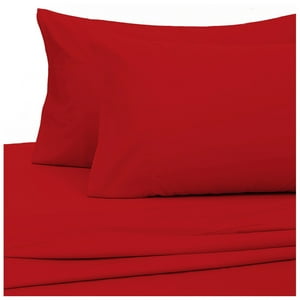 Arthome - Sábana - 1,5 Plazas - Rojo -144 Hilos