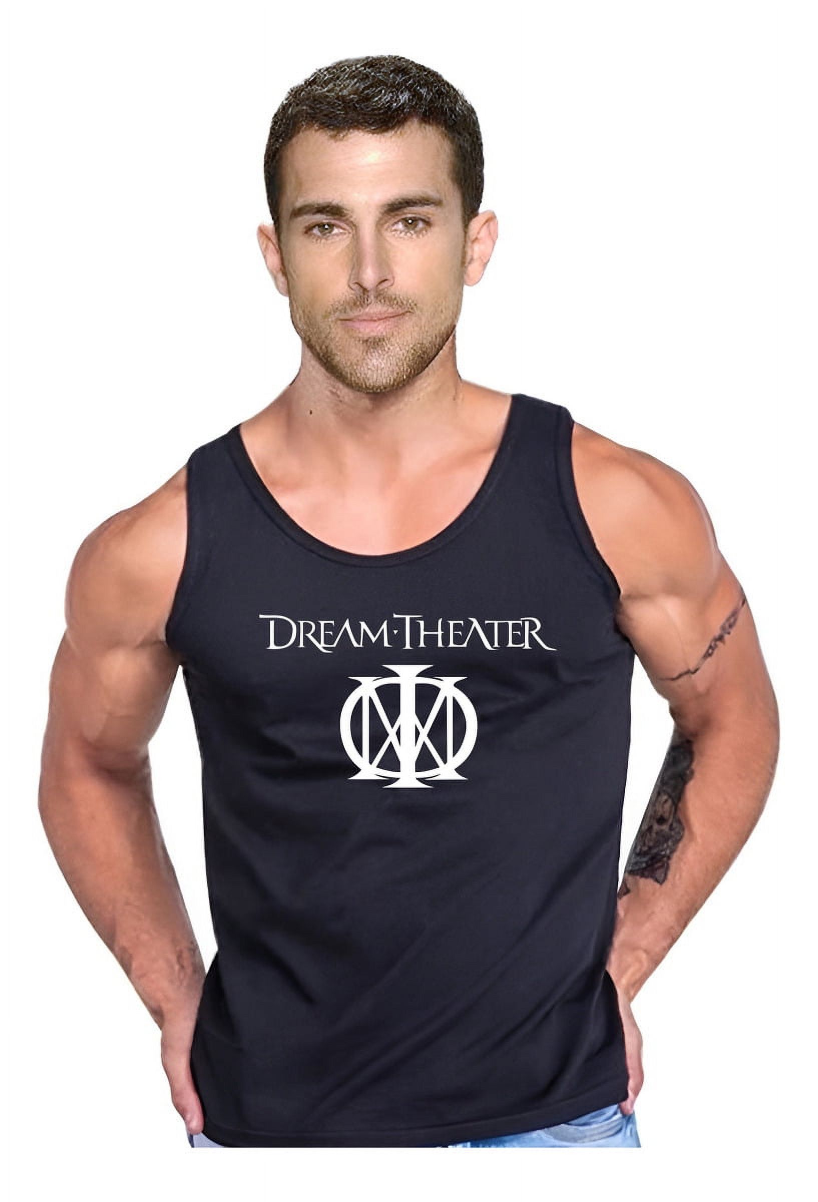 Persodesign - Polera Diseño Dream Theater Musculosa Tank Gym Life Talla L Negro Hombre