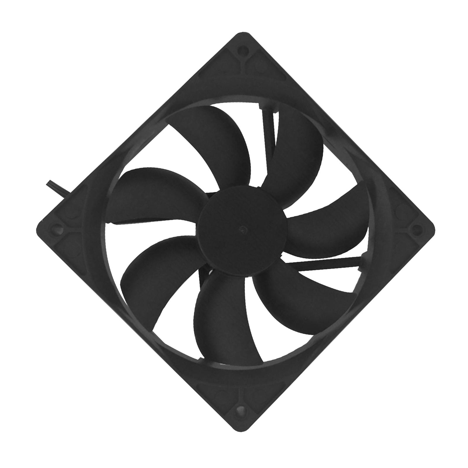 Magideal - Ventilador De De 12V Y 24V, Ventilador Portátil De Disipación De Calor, Ventilador Con Cubierta De Ordenador Multiusos, Extractor Para El Hogar Y , 120X120X25Cm