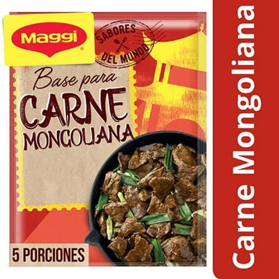 Base Para Carne Mongoliana (5 Porciones) Sobre 26 G Maggi