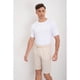 thumbnail image 2 of Short Hombre Bermuda Holgado Tipo Lino Pantalon Corto Casual 7148, 2 of 4