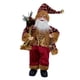 thumbnail image 4 of Figura De Papá Noel De 18 Pulgadas, Mu?eco De Papá Noel De Pie Para Celebración, Rojo, 4 of 5