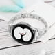 thumbnail image 2 of Correa de reloj G-ficu de 20 mm con forma de mariposa y diamante, metal plateado, 2 of 6