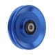 thumbnail image 3 of Rodamiento Polea Rueda Accesorio de Gimnasio Universal Resistente Al Desgaste Fácil de Instalar 10 Mm de Diámetro Interior para Ejercicio Accesorio de 105 mm azul, 3 of 5