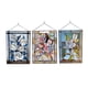 thumbnail image 1 of Decoración De La Pared Del Panel De La Ventana Del Rectángulo Manchado 3pcs, 1 of 7