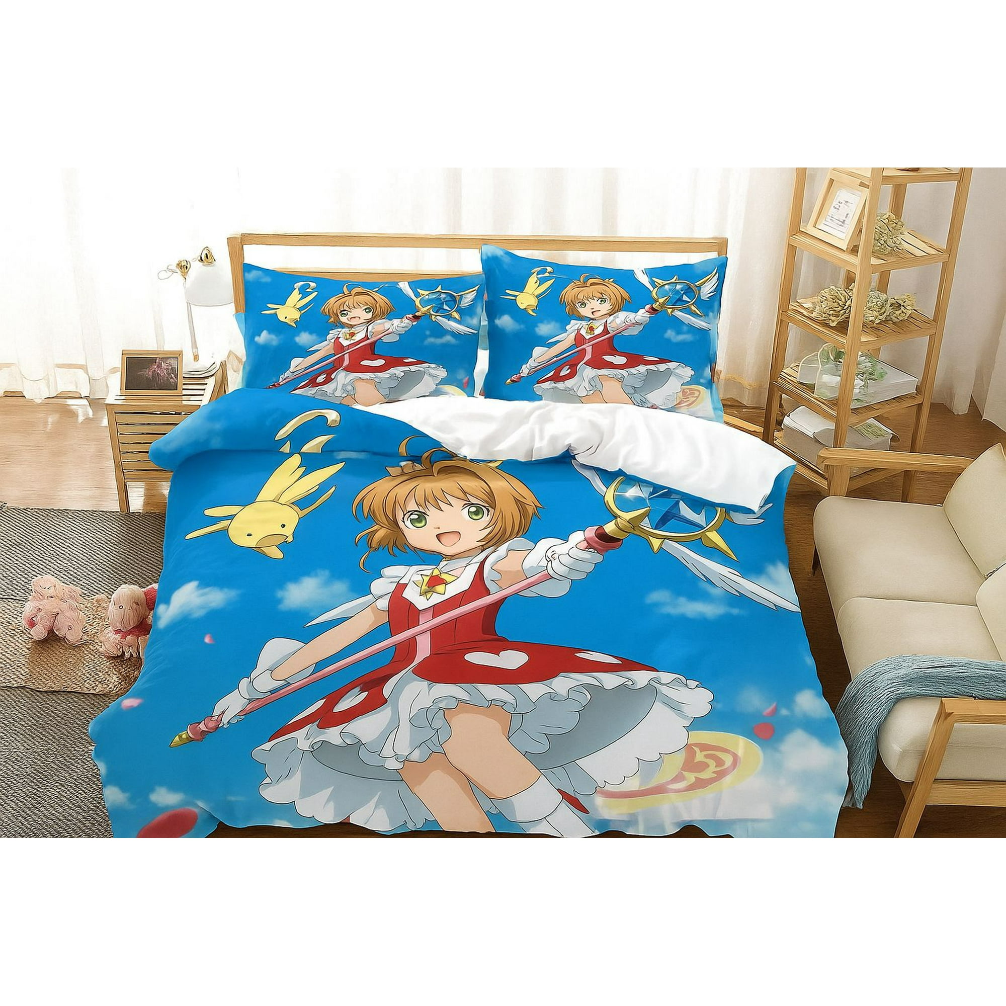 Genérico - Funda De Plumón Sakura Card Captor 1.5 Plazas