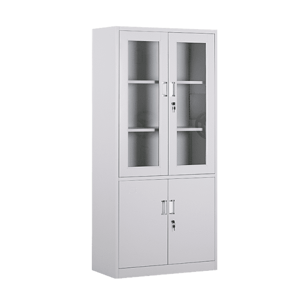 Simstrax - Estante Armario Metalico Oficina 4 Puertas