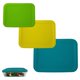 thumbnail image 1 of Tapas para recipientes Klare Ware 3/6/11 tazas Verde primavera/Amarillo/Turquesa, 1 of 7