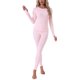 thumbnail image 2 of INSPIRE CHIC Conjunto de Ropa Interior Térmica para Mujer, Capa Base Suave de Manga Larga con Agujeros para Pulgares y Leggings para Climas Fríos de Invierno M Rosa, 2 of 6