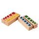 thumbnail image 2 of 4 Piezas Montessori Juguete Cilindros Con Perillas Bloques Zócalo Para El Hogar Escuela Bebé, 2 of 5