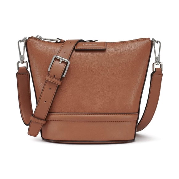 Bolso de mano Calvin Klein Ash North/South Crossbody Caramel