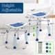 thumbnail image 4 of Silla de ducha Loyoda, resistente, 227 kg de capacidad, con asiento acolchado, 4 of 5