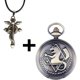 thumbnail image 2 of Nostalgia Movie Theme Design Alloy Quartz Pocket Watch, 2 of 3