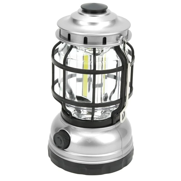 Genérico - Farol Led Solar Con Dimer Recargable Usb Luz Bca Plata
