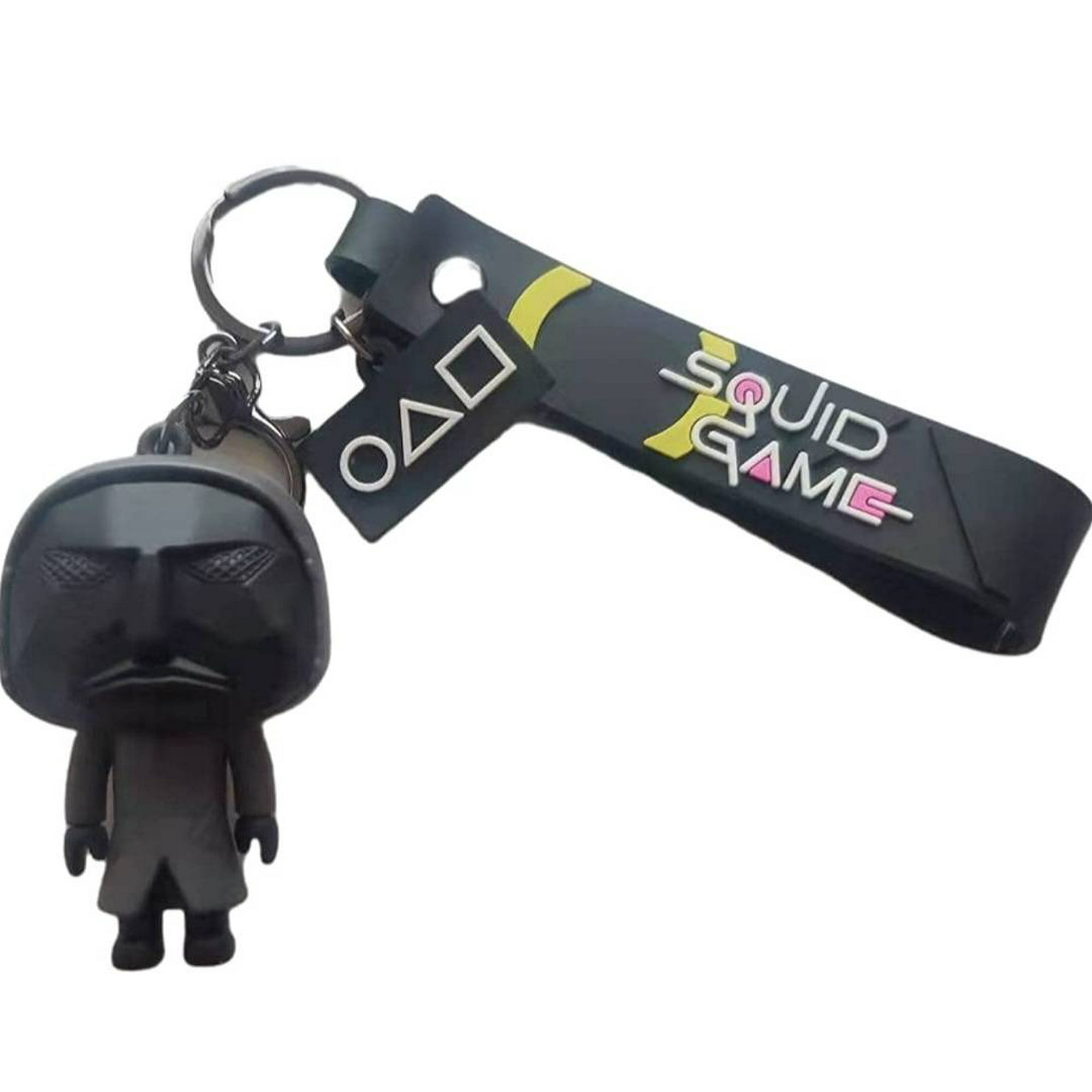 Mundo Eve - Llavero Juego Calamar Negro Con Accesorio