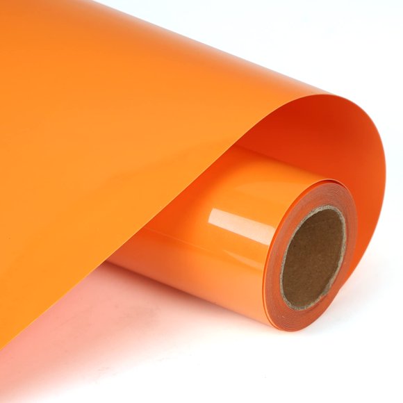 Vinilo Termoadhesivo RENLI·TONG 30 cm × 3 m Naranja HTV para plancha