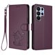 thumbnail image 1 of Funda de Gato tipo Libro para Samsung Galaxy S26 Ultra, Morado Oscuro, 1 of 6