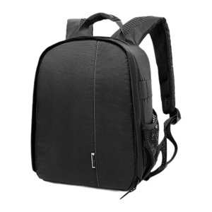 Bothyi - Mochila Para Cámara Dslr Bolsa Para Cámara 9,8X6X13,3 Pulgadas Para Actividades Al Aire Libre Resistente Negro Gris