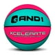 thumbnail image 1 of Balón de Baloncesto de Goma Premium Xcelerate Celeste Talla 6, 1 of 2