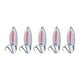 thumbnail image 4 of 5 Piezas Cucharas De Pesca Se?uelos Metal Vertical Bass Cebos Y Se?uelos Agua Dulce Plata 50g, 4 of 5