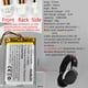 thumbnail image 2 of Batería recargable de polímero de litio 1600 mAh 3,7 V para Arctis 9, 2 of 8