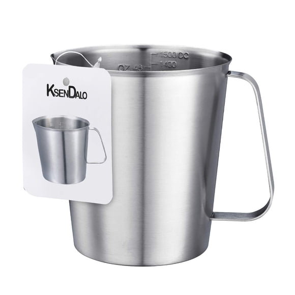 Taza Medidora KSENDALO 1.5 L 48 oz Acero Inoxidable