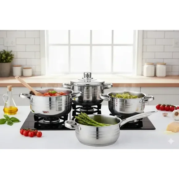 Bateria De Cocina 8 Piezas Oslo Vitta