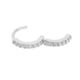 thumbnail image 3 of Peque?os Pendientes Huggie Cobre Zirconia Aro Pendientes Aro Plata 8mm, 3 of 5