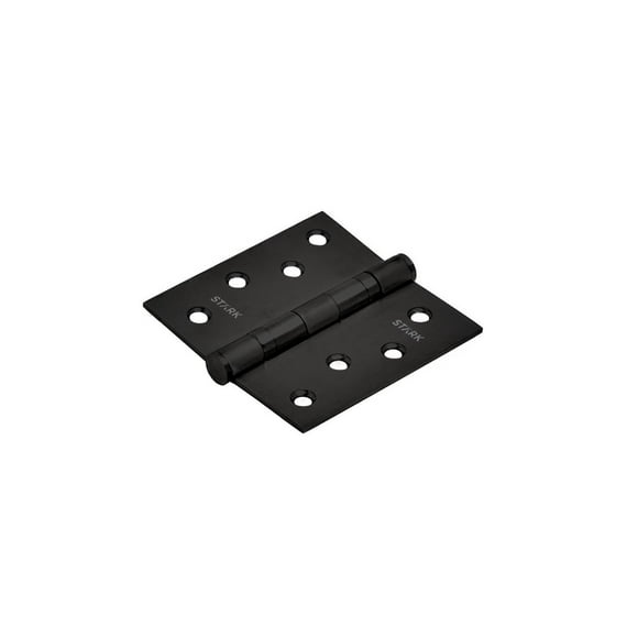 3 Bisagras con rodamientos de 4"x4". 2 mm espesor. (Negro)