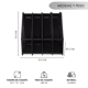 thumbnail image 2 of Organizador De Oficina Vertical, 4 Divisiones Color Negro, 2 of 7