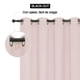 thumbnail image 4 of Cortina Black Out con Anillas 140x220 cm Rosa, 4 of 6