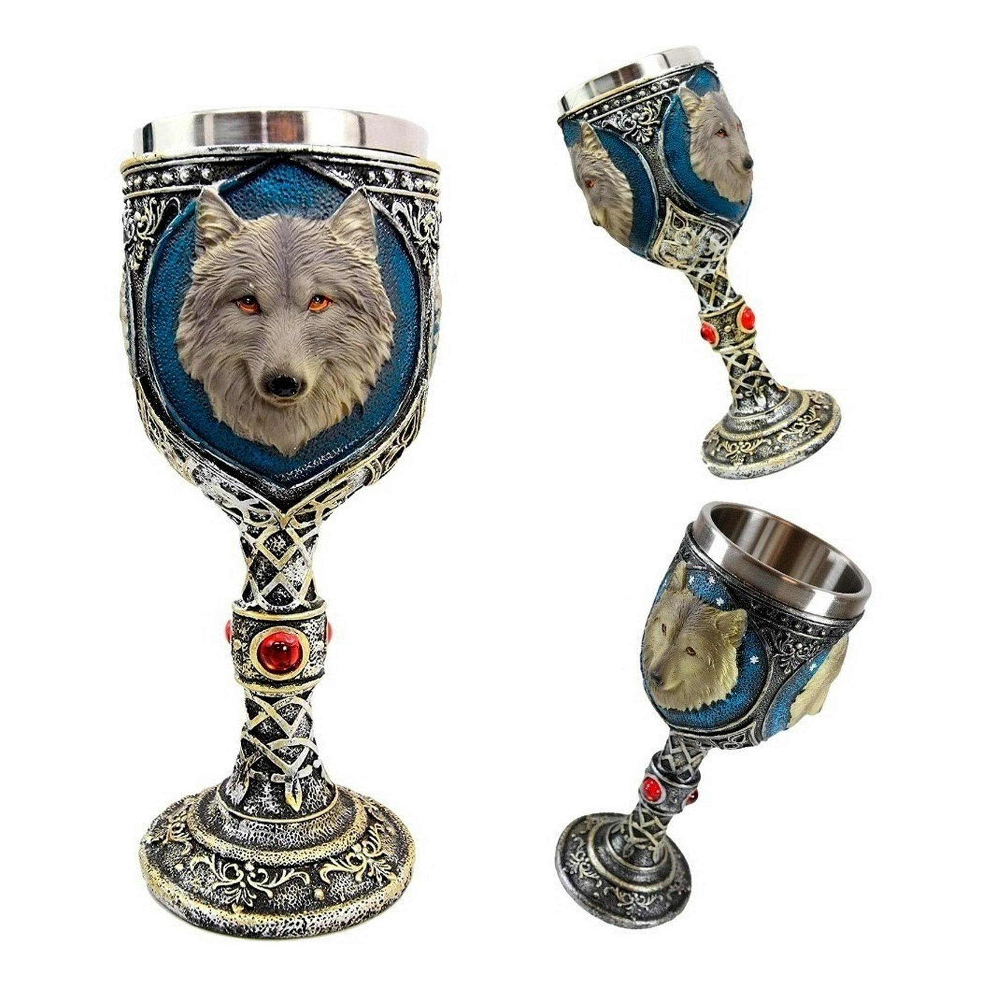 Genérico - Tazas Copa Vasos Copas Lobo Vaso Calavera Halloween