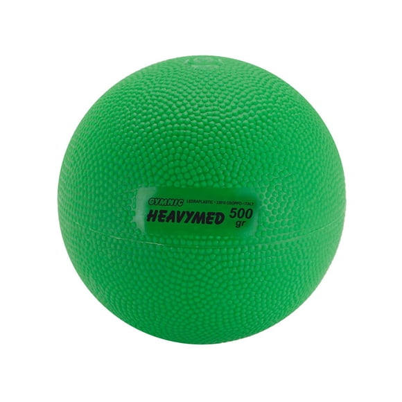 Balón medicinal Gymnic Heavymed 500, 500 g, color verde