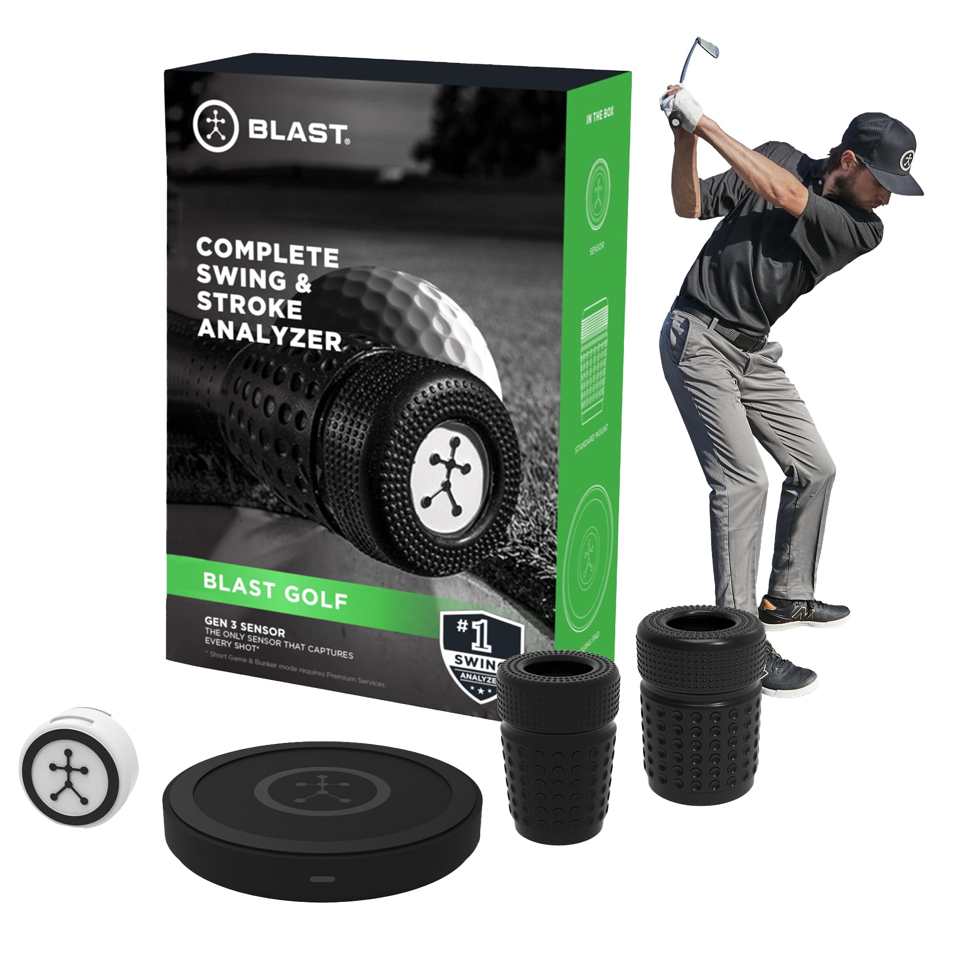 Analizador De Golpes Y Golpes De Golf, Sensor Blast Motion Gen3