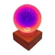 thumbnail image 2 of Lámpara De Luna Regalo De Cumpleaños Con Soporte De Madera Lámpara De Escritorio Lámpara De Ambiente Luna Rosa Claro, 2 of 3