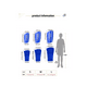 thumbnail image 3 of Canilleras de fútbol para niños-adultos talla S azul, 3 of 3