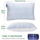 thumbnail image 2 of Almohada Camping Gehannah Memory Foam Grande 2 Pack Enfriable, 2 of 3