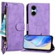 thumbnail image 3 of Funda Billetera Cremallera para BLU G53 con Porta Tarjetas, Soporte y Correa Morado, 3 of 5