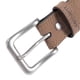 thumbnail image 3 of Cinturón Carhartt de piel casual con triple puntada para hombre, marrón 38, 3 of 6