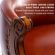 thumbnail image 2 of Cow top Leather Wooden Bar Stools, 360 Degree Swivel Bar Chair with Backs,Bar height Couner Height Barstools for Home Kitchen Dining Room and Bar Room(brown 1pc), 2 of 3