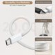 thumbnail image 4 of Enchufe de pared Charger UCCRIE PD tipo C de 20 W con cable de 3 x 6 pies para iPhone 16/15, 4 of 7