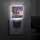 thumbnail image 4 of Moana 2 Luz nocturna LED con sensor de anochecer a amanecer para dormitorio, baño, pasillo, escaleras - Lámpara LED nocturna de enchufe, 0.5W - 1 pieza, 4 of 6