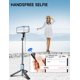 thumbnail image 4 of Trípode Selfie Stick Qirita de 42 pulgadas con luz de relleno para iPhone/Android, 4 of 9