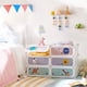 thumbnail image 2 of Zapatero SONGMICS para niños, 6 ranuras, apilable con puertas, blanco, 2 of 10